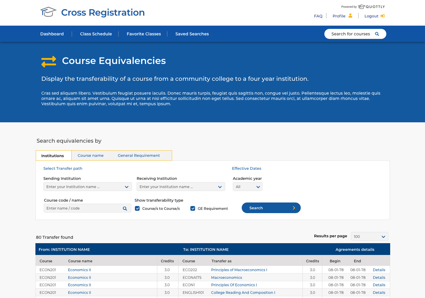 Cross Registration - LisTedTECH